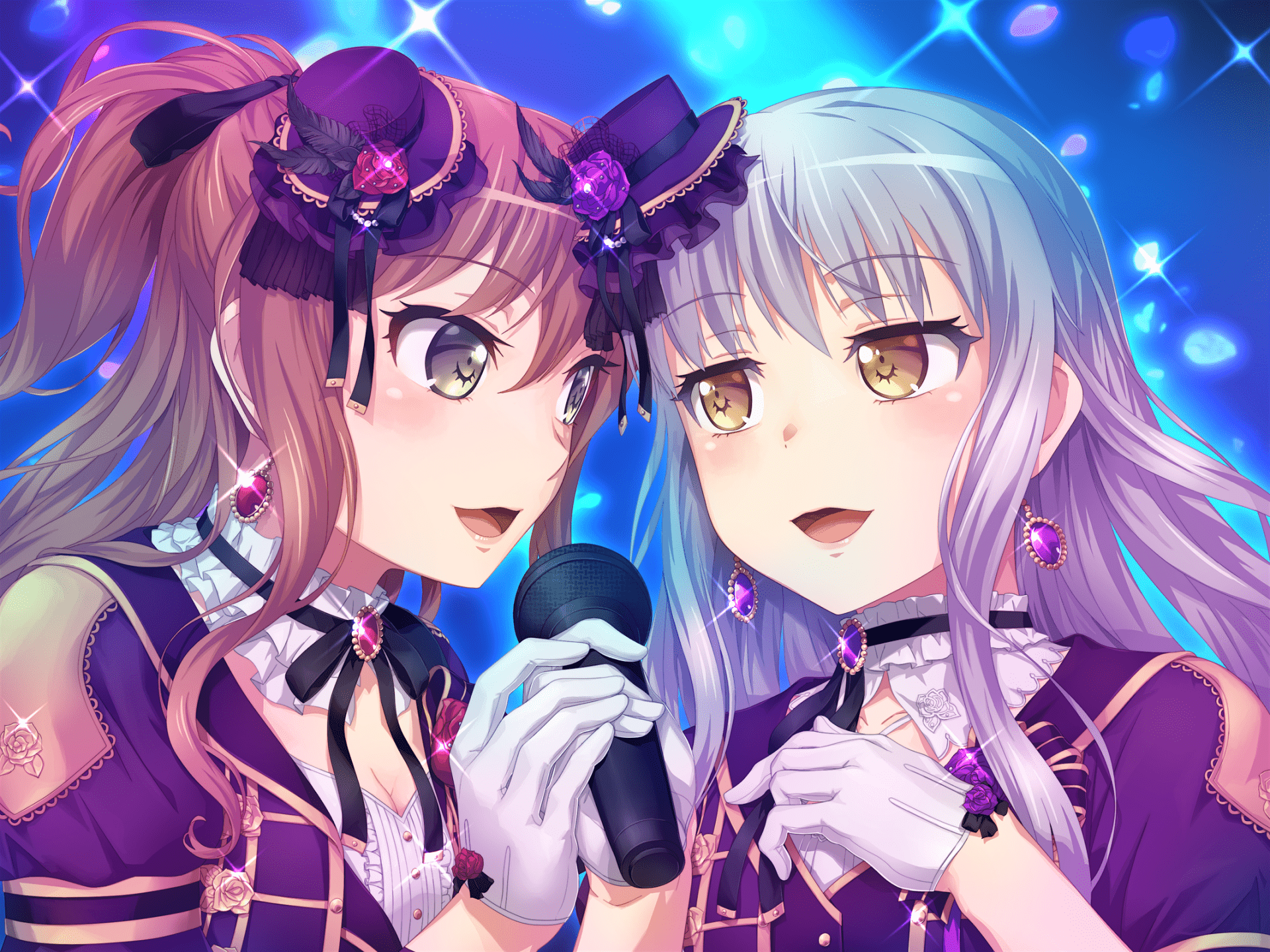 1920x1440 Download Yukina Minato Lisa Imai Anime BanG Dream! Girls Band Party! HD Wallpaperx1600