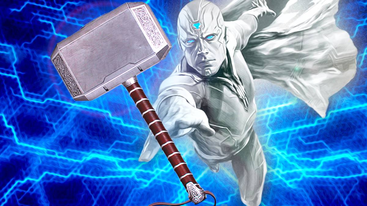 1200x675 Can WandaVision's White Vision Lift Thor's Hammer Like in Age of Ultron?