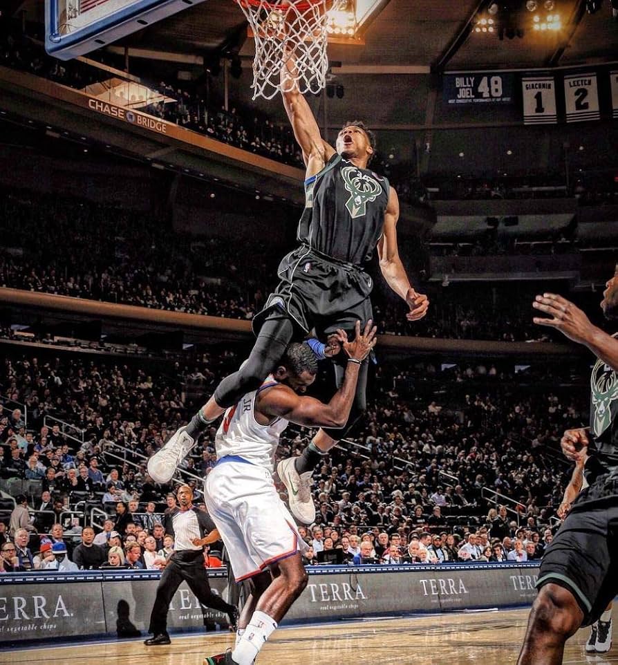894x962 MasonArts Giannis Antetokounmpo 14inch x 15inch Silk Poster Dunk And Shot Wallpaper Wall Decor Silk Prints for Home and Store : Tools & Home Improvement
