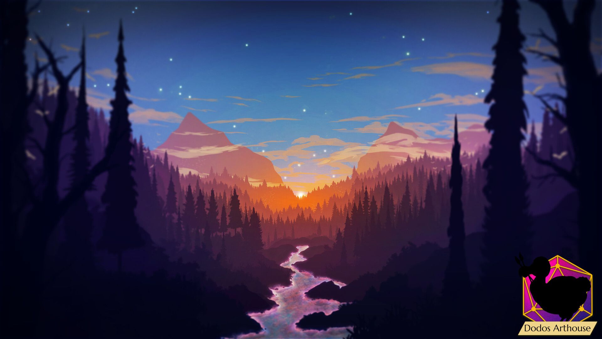 1920x1080 Forest Valley Wallpaper + Tilt shift