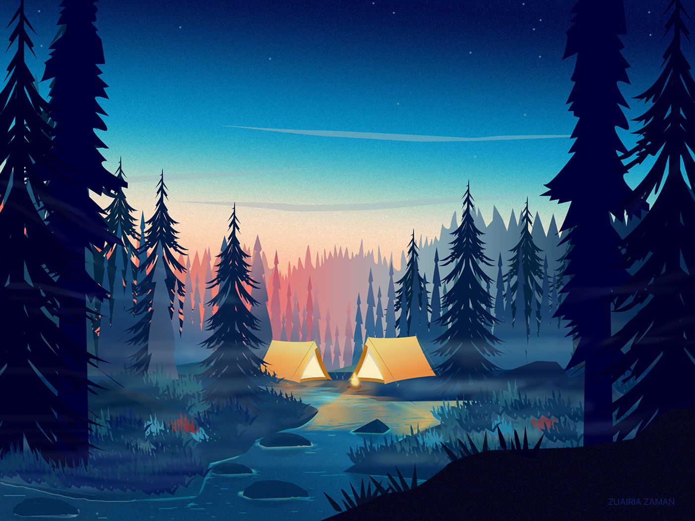 1400x1050 Mystical Abode - Behance