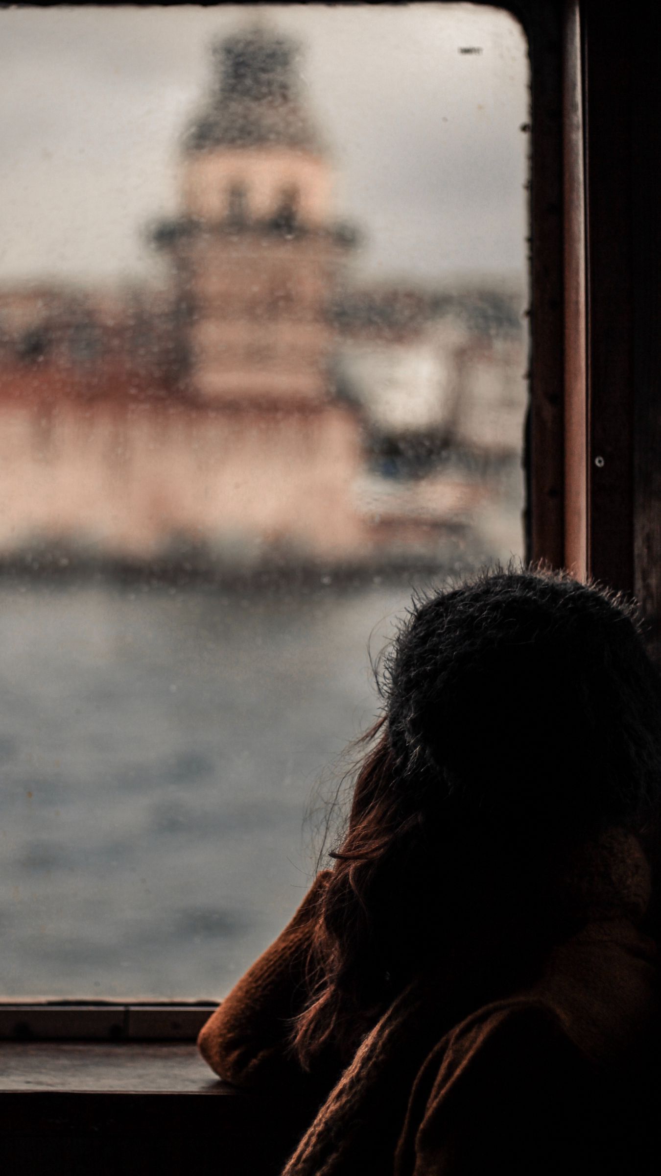 1350x2400 Download wallpaper 1350x2400 girl, window, sad, alone, melancholy iphone 8+/7+/6s+/for parallax HD background