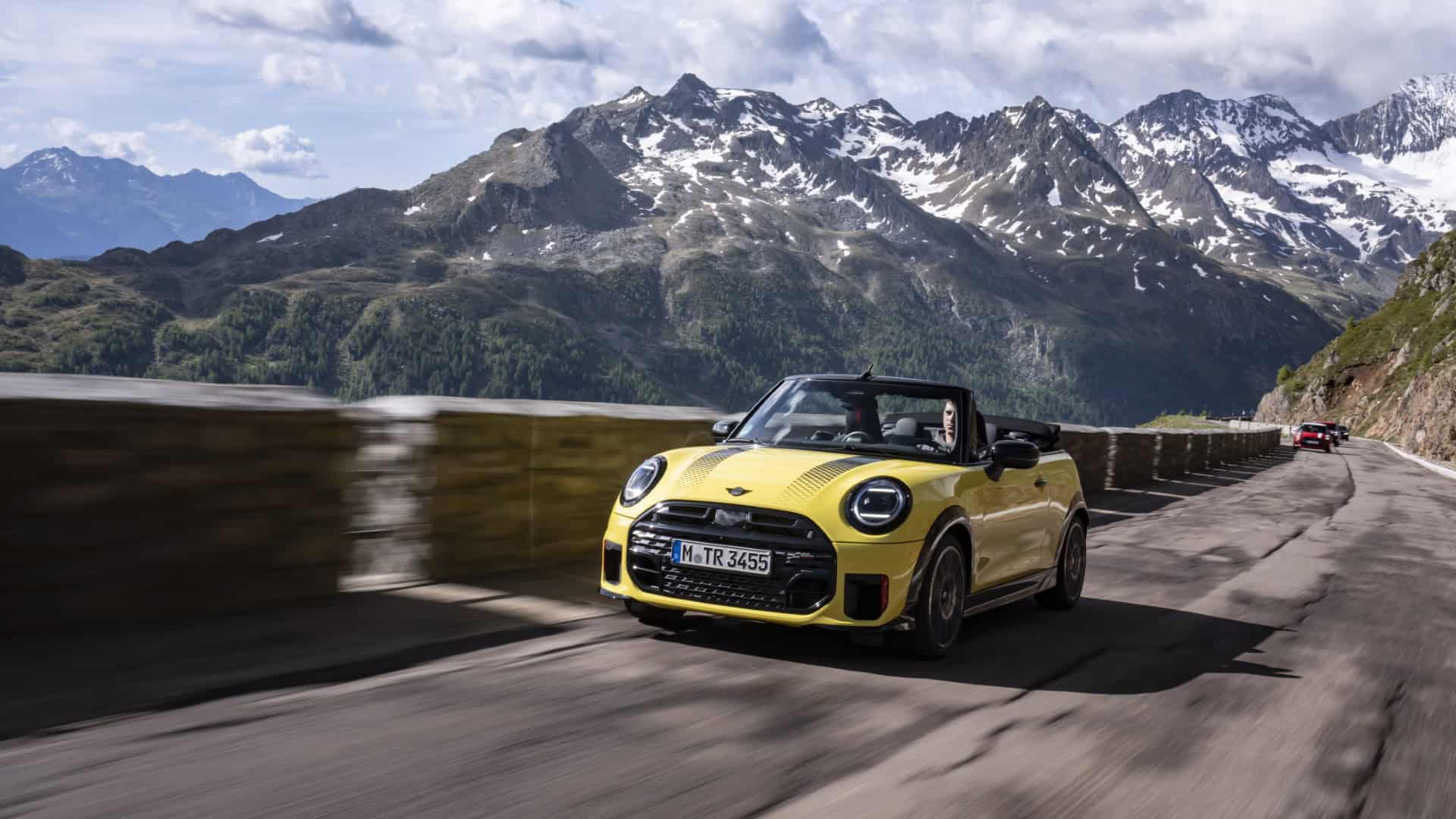 1920x1080 MINI JCW Convertible in Sunny Side Yellow Is MINI at Its Best