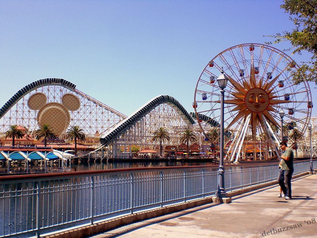 1024x768 Paradise Pier (Disney's California Adventure). My day at th