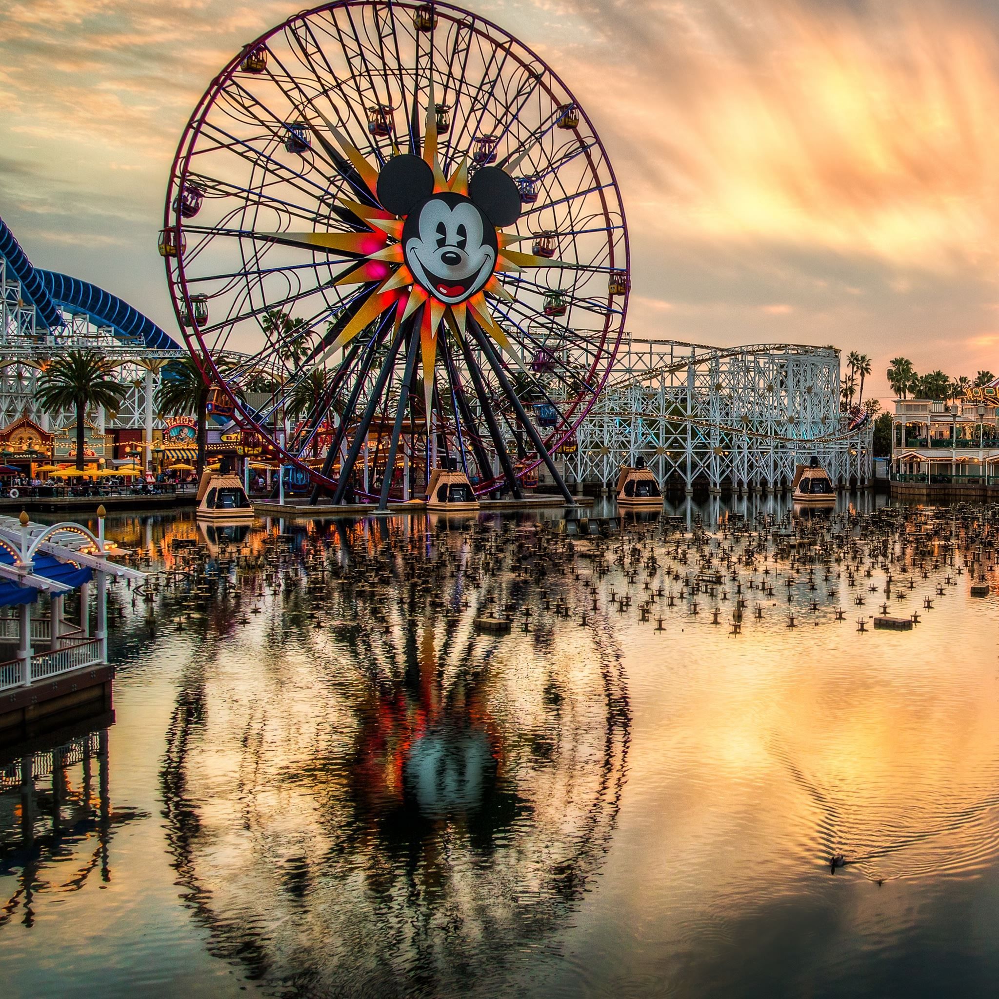 2048x2048 California Adventure iPad Air Wallpaper Free Download