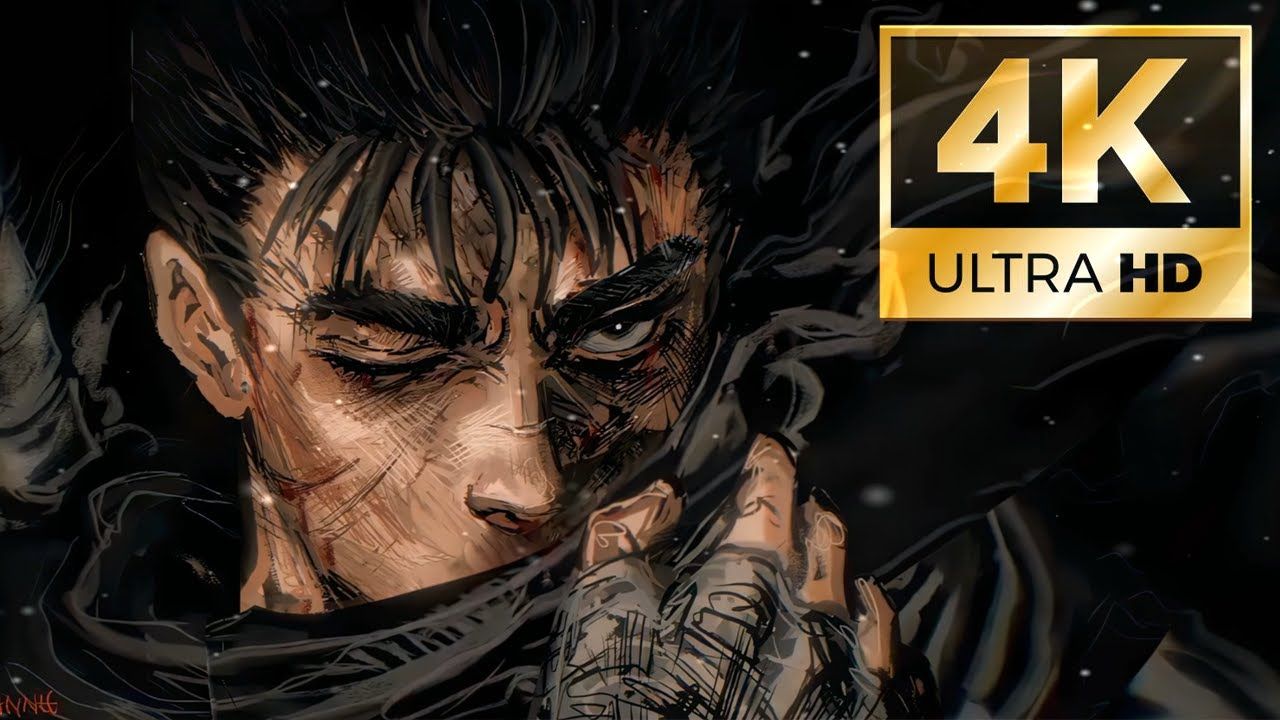 1280x720 Guts In The Snow Berserk Live Wallpaper 4K. Dark Anime Desktop Background