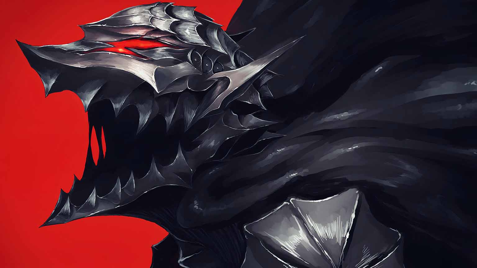 1536x864 Guts Berserker Armor Red Eye Desktop Wallpaper