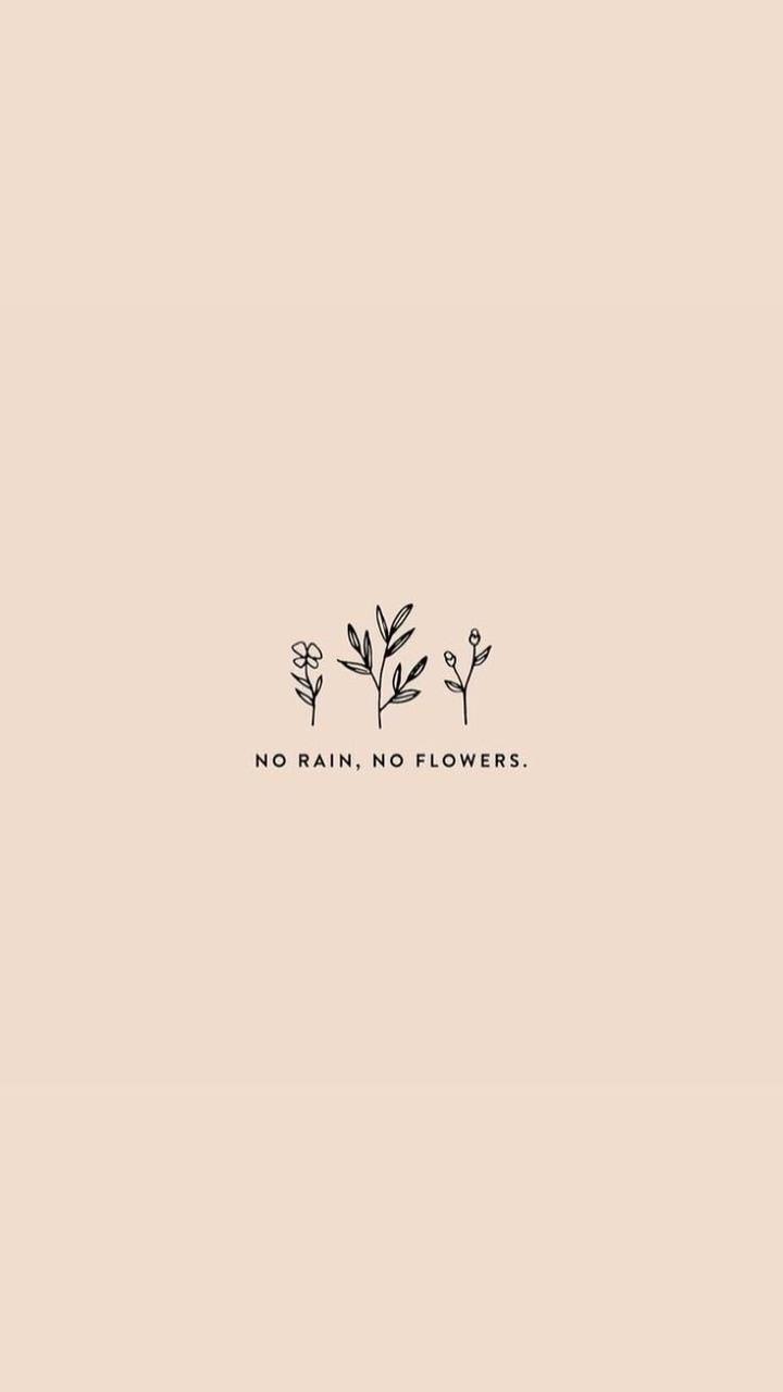 720x1280 desenler, no rain no flowers, minimal and wallpaper