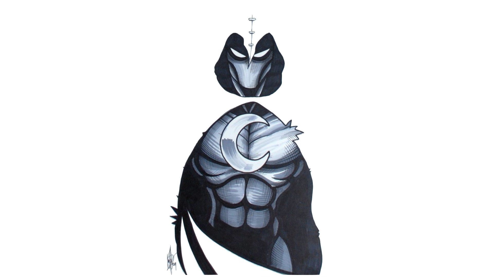 1920x1080 Moon Knight Logo Wallpaper