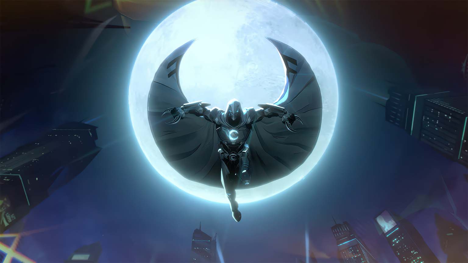 1536x864 Moon Knight Marvel Rivals Desktop Wallpaper