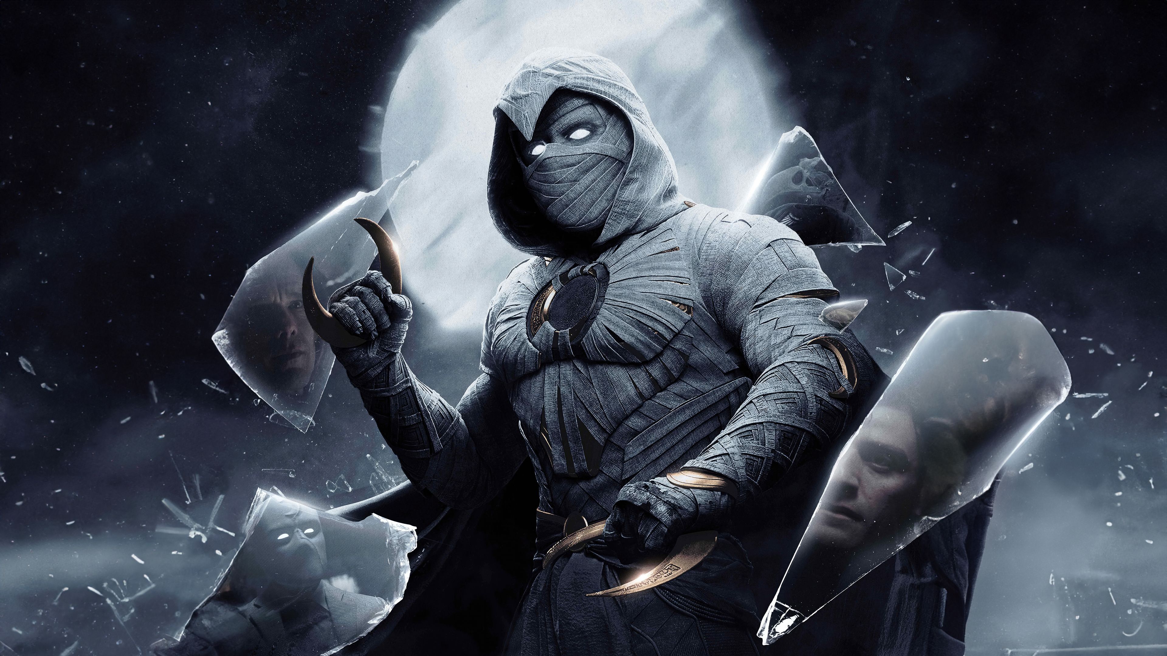3840x2160 The Moon Knight 4k Artwork Wallpaper, HD Superheroes Wallpaper, 4k Wallpaper , Image, Background, Photos and Picture