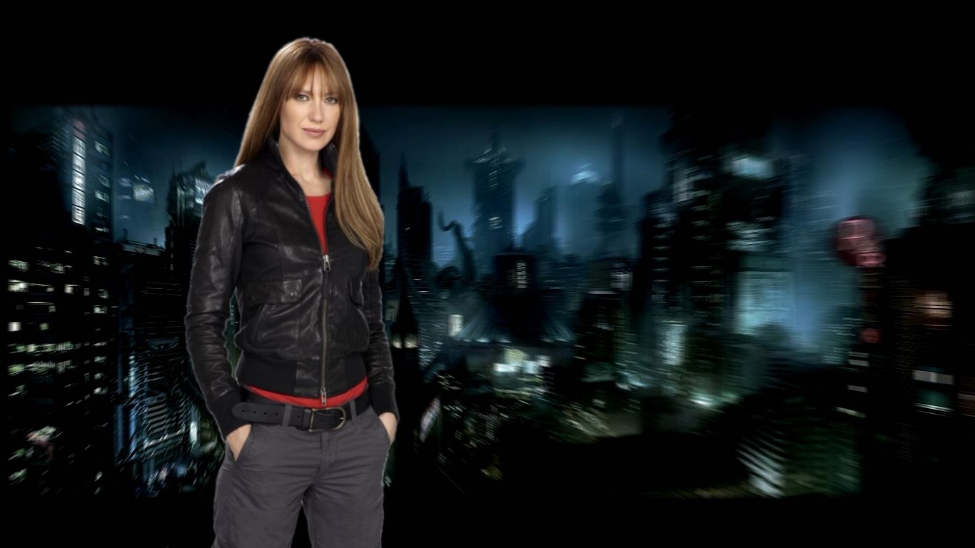 1366x768 Just Walls: Anna Torv Wallpaper
