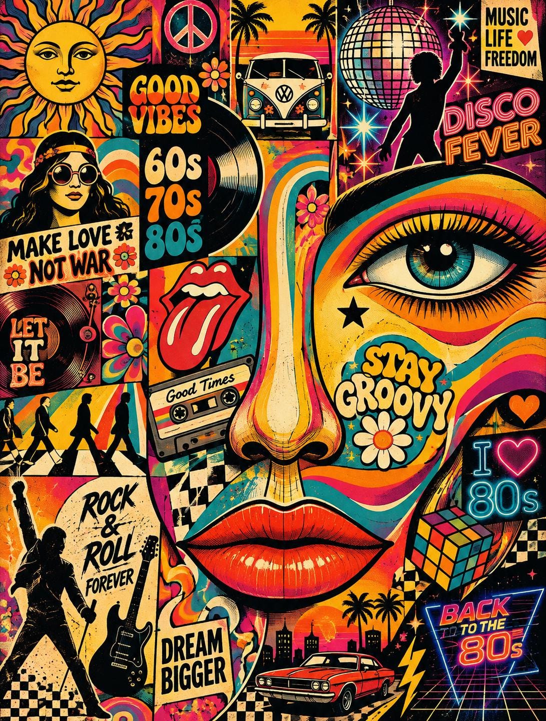 1091x1441 80s Psychedelic Art