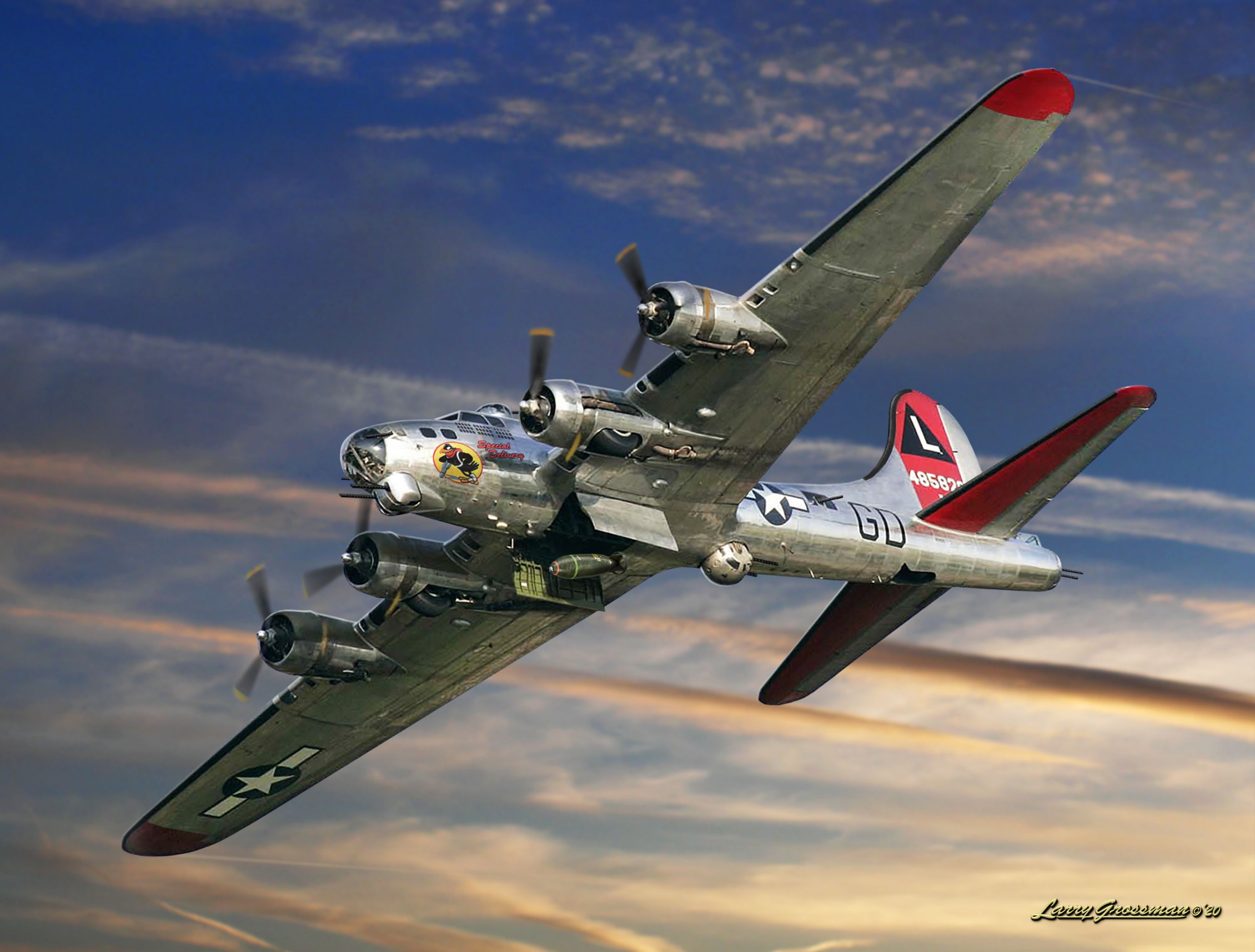 3200x2428 B 17 Special Delivery (No Text) Wall Mural