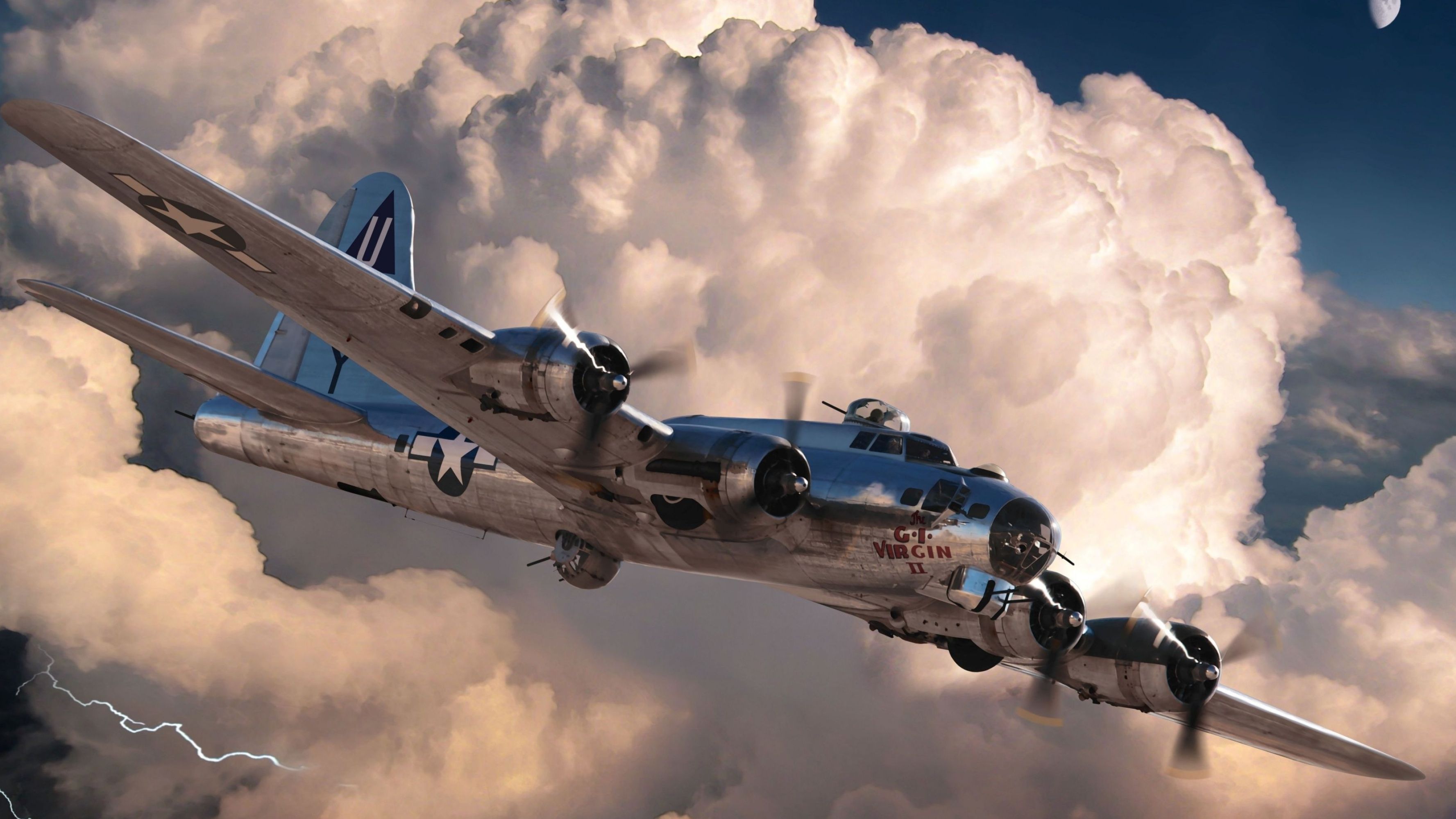 3554x1999 Boeing Fortress Wallpaper