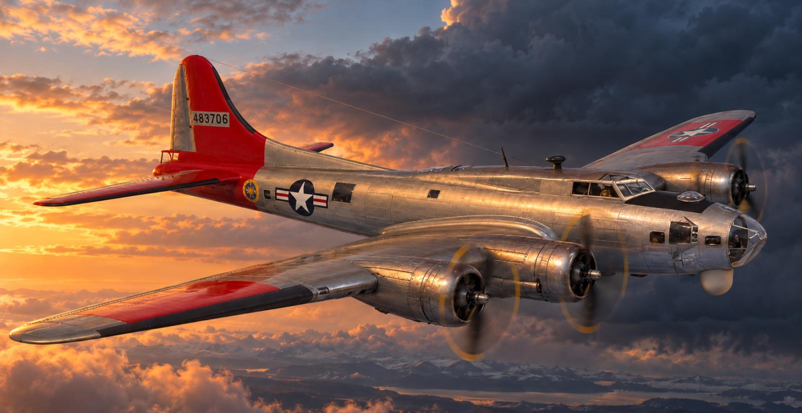 1600x825 Air Sea Rescue TB 17G Flying Fortress: Airfix 1 72 B 17G 17G 44 83706