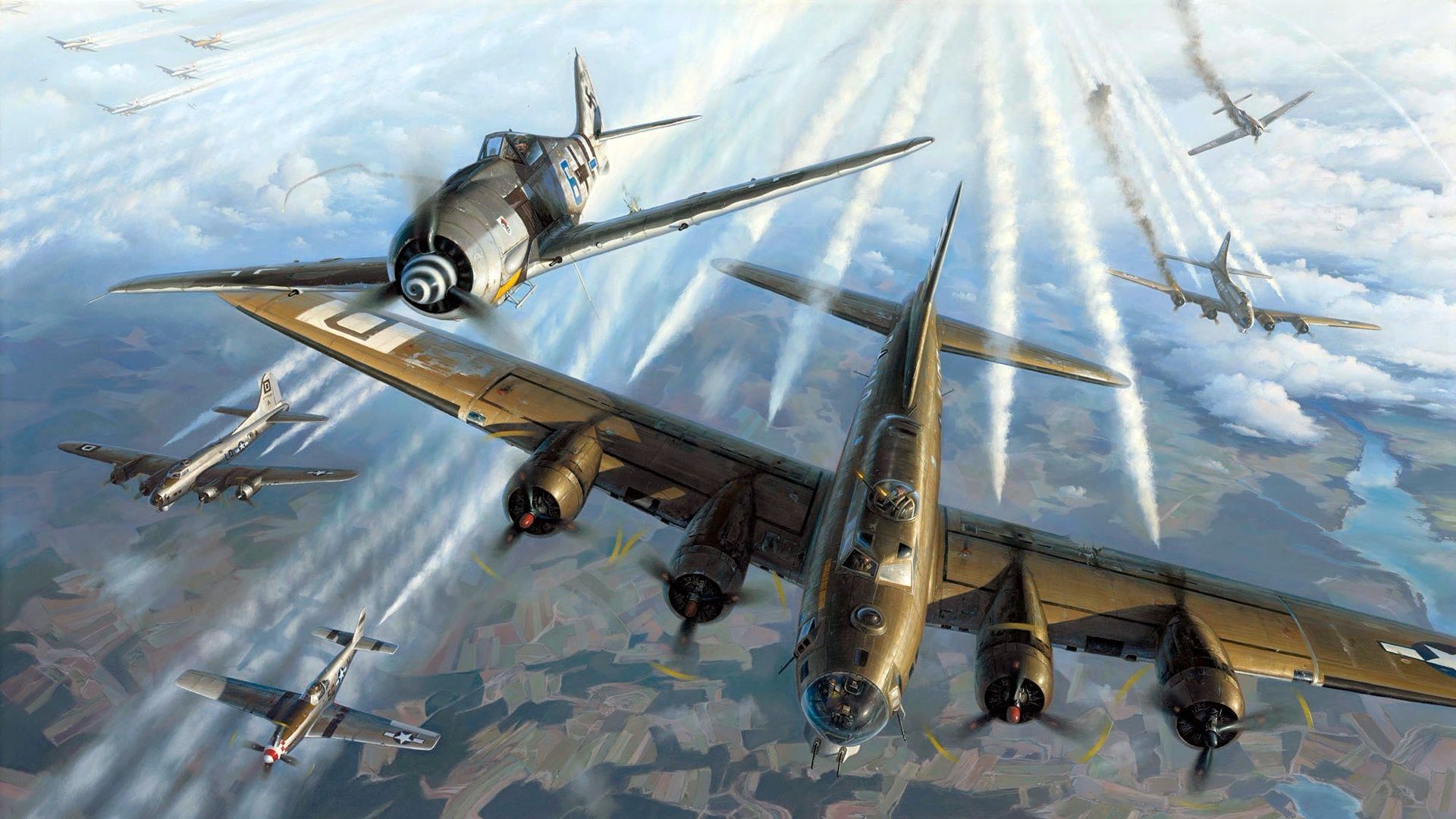 1920x1080 Free Boeing, B 17 Full HD Wallpaper For Desktop And Phone