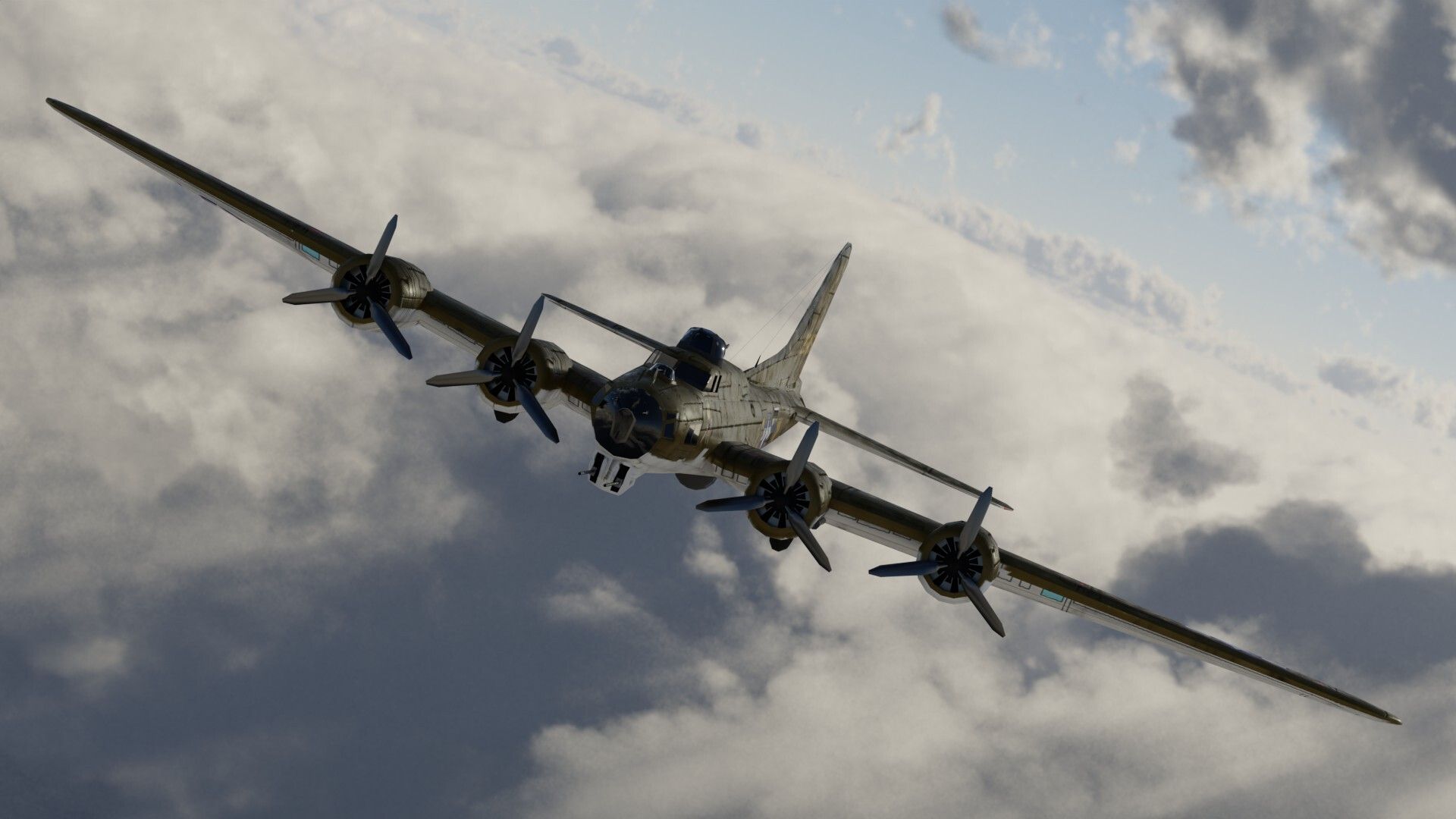 1920x1080 Boeing B 17 Flying Fortress