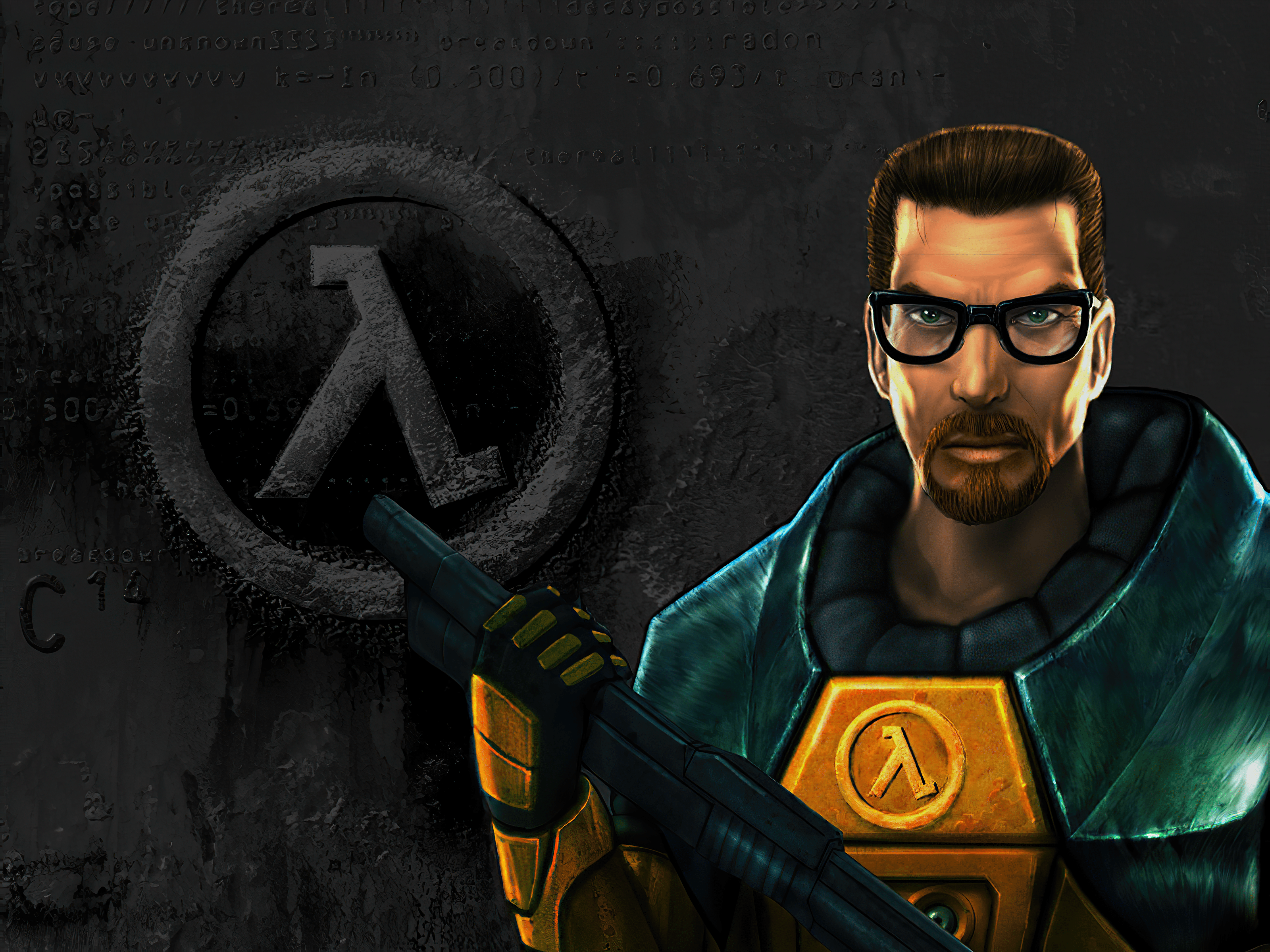 3200x2400 Half Life Menu Background