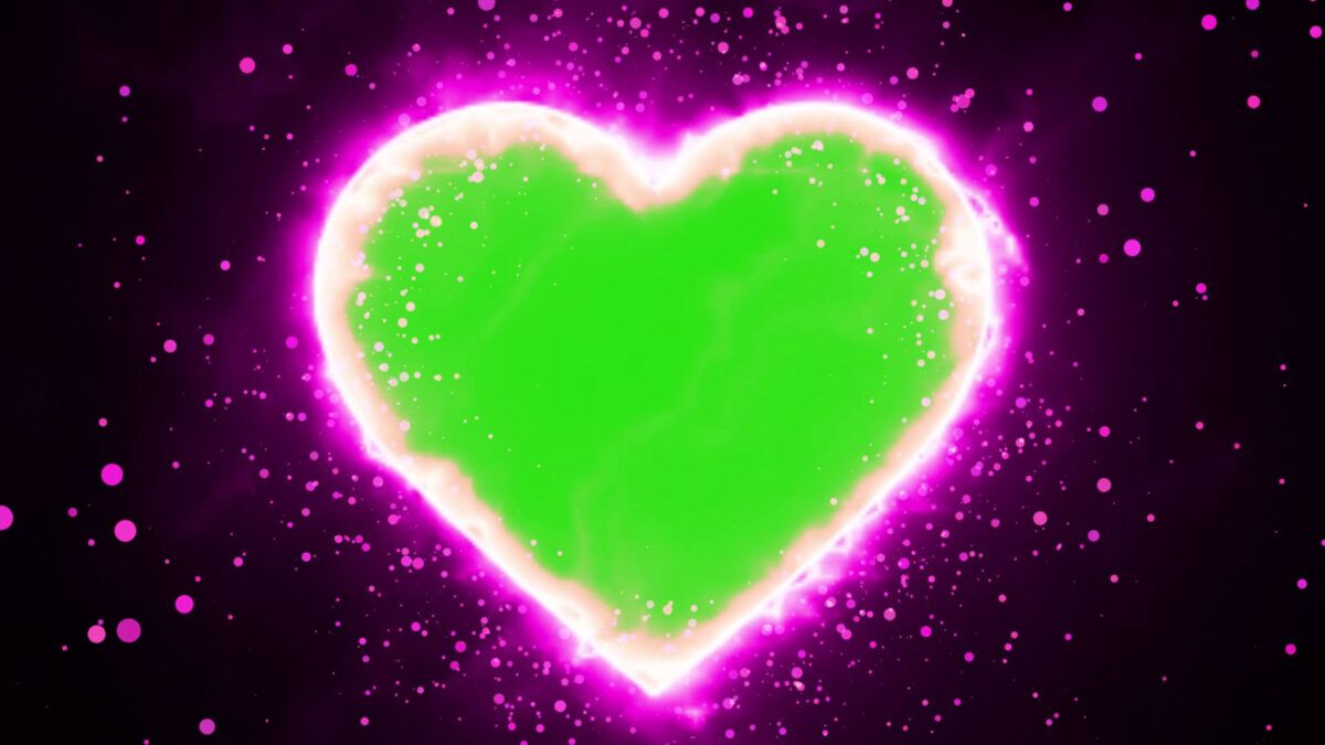 1200x675 Love Frame Background for Wedding. Free Green Screen Love Effects Download