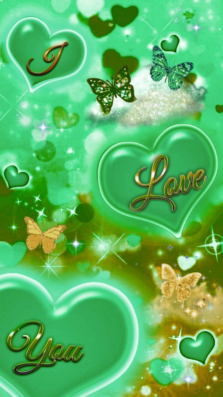 736x1309 Butterfly Wallpaper with Love. Green wallpaper butterflies, Green butterfly wallpaper for phone, Green butterflies on