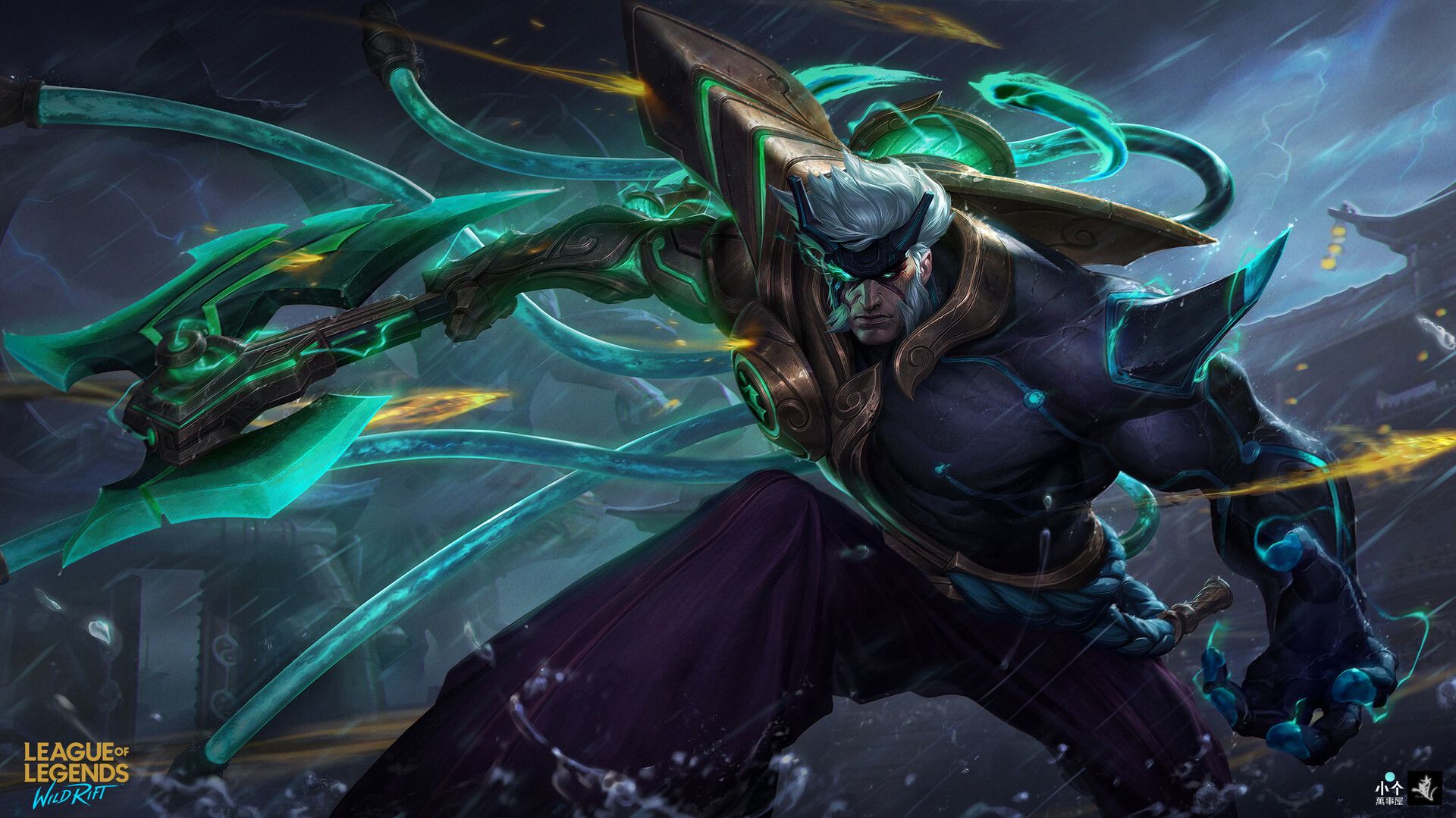 1920x1079 League of Legends：Wild Rift -Supreme Cell Darius Splash Art
