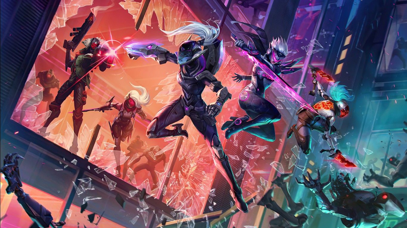 1366x768 Camille Darius Dr. Mundo Fiora Garen Jax Malphite Nasus HD League of Legends Wild Rift Wallpaper