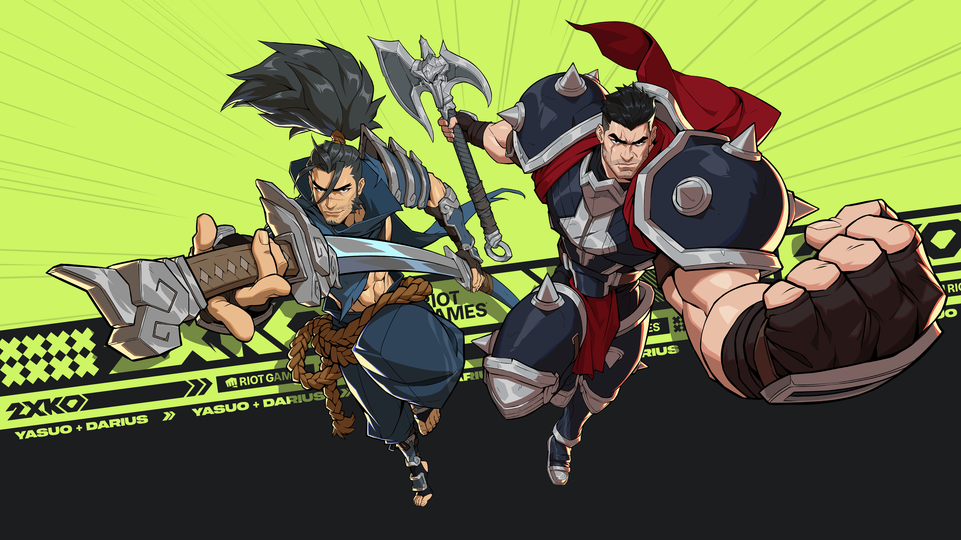 3840x2160 Clash of Warriors: Yasuo and Darius League of Legends Wallpaper in 4K 4K Wallpaper. Best 4K Wallpaper for Computers