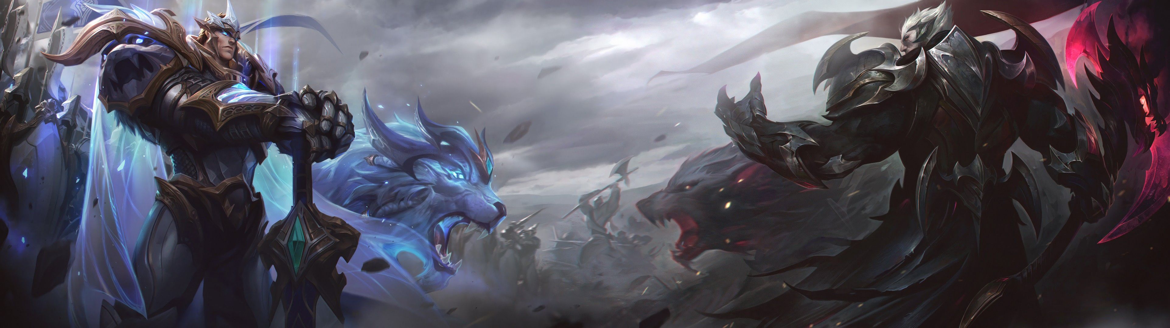 3845x1080 God King Darius Wallpaper