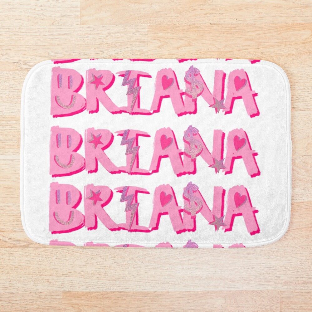 1000x1000 BRIANA name Art Board Print