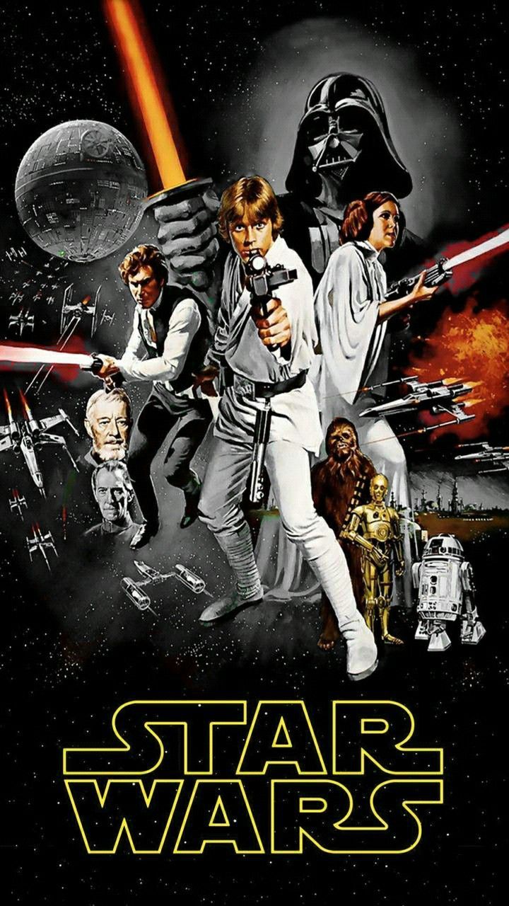 720x1280 Star Wars [1977] Special Widescreen Edition VHS Front Cover. Star wars character, Star wars episode Star wars movies posters