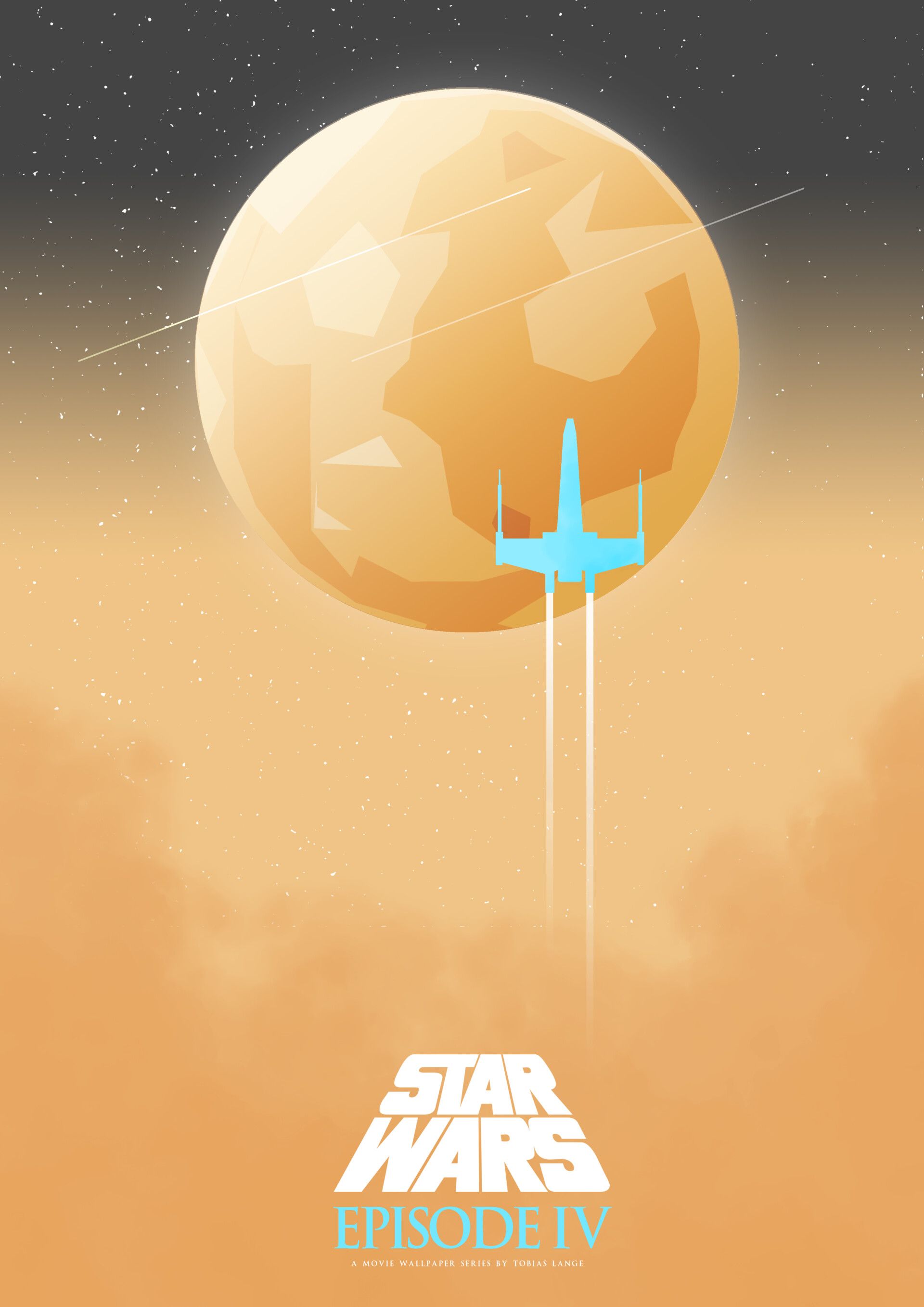 1920x2715 Tobias Lange 4 Star Wars Movie Poster Series