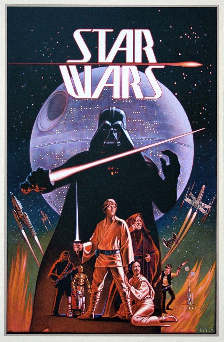 736x1120 Star Wars New Hope retro wallpaper