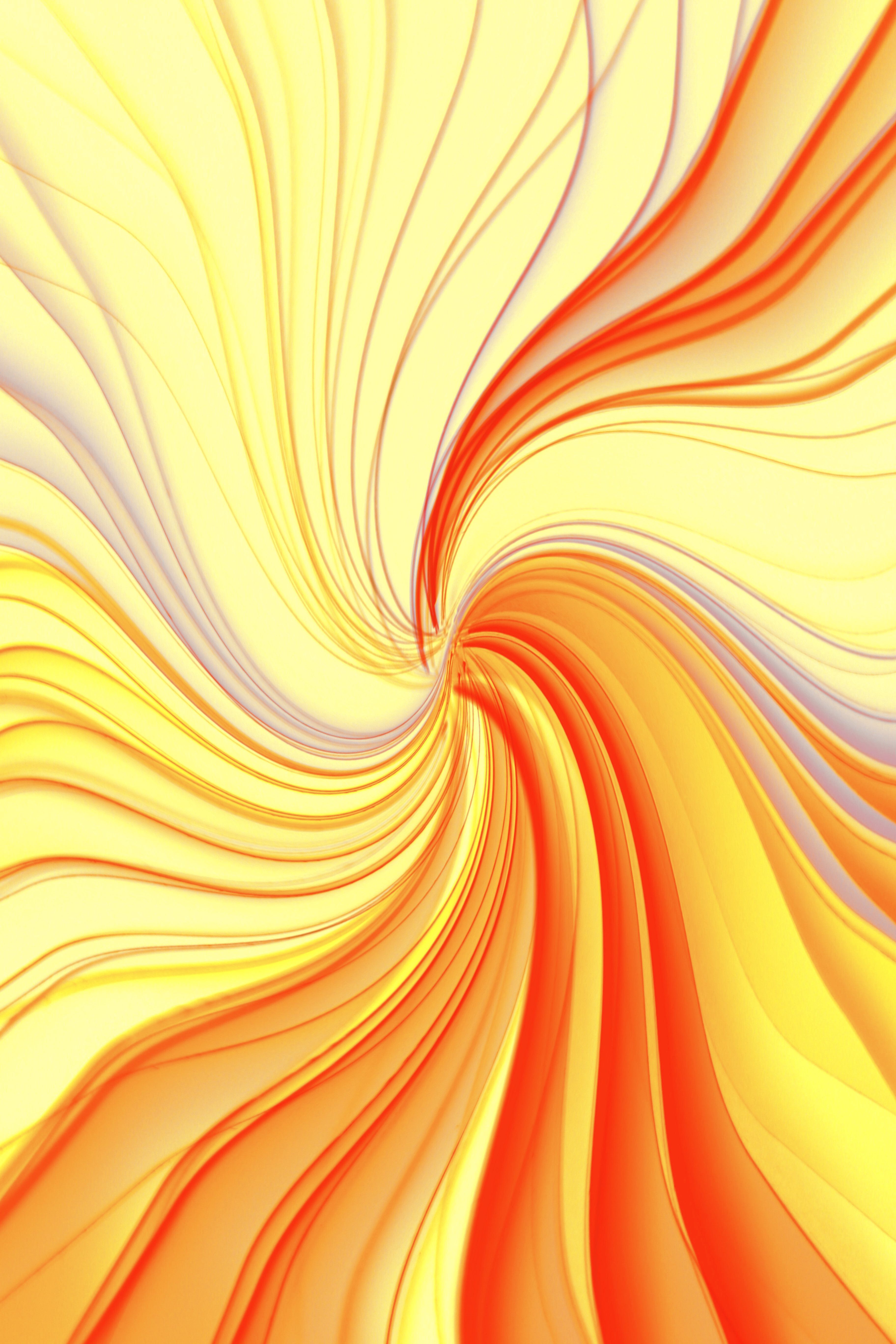 3648x5472 Vibrant Abstract Red and Yellow Swirl Design · Free