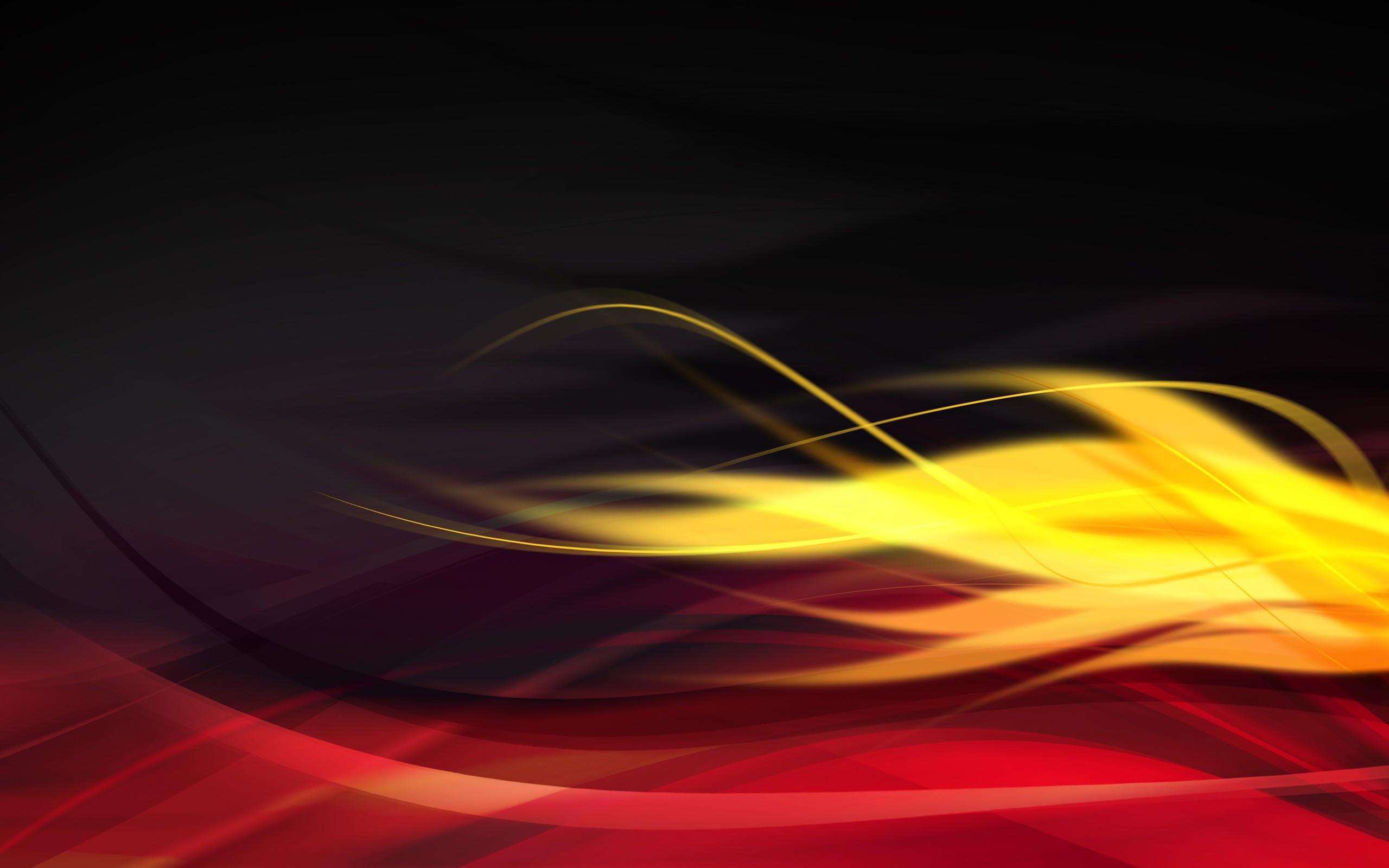 2560x1600 Red And Yellow Wallpaper