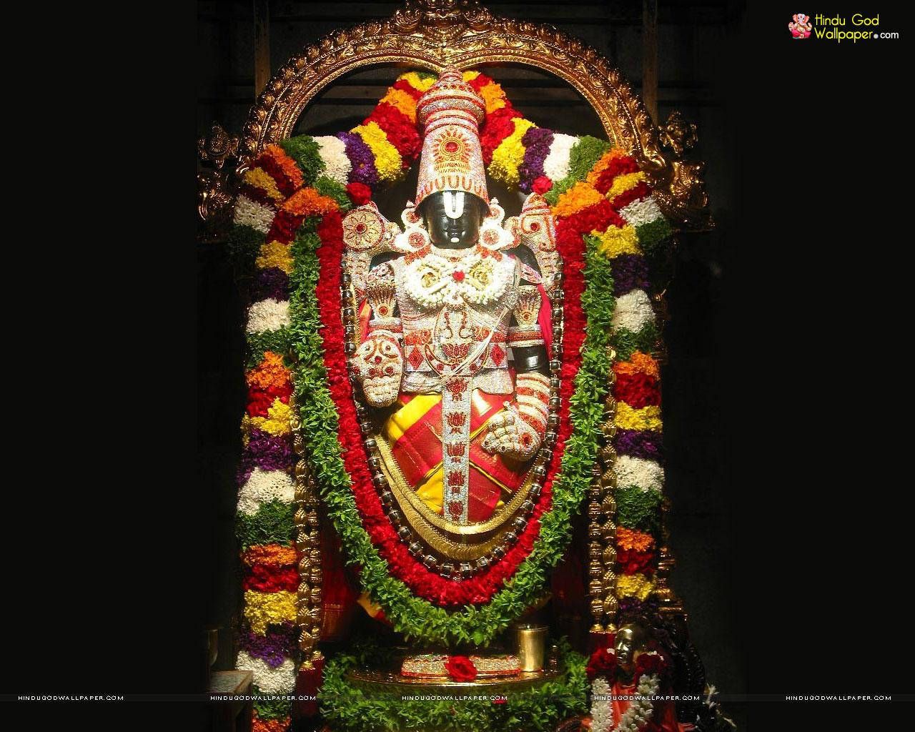 1280x1024 Download Tirupati Balaji Pilgrimage Site Wallpaper