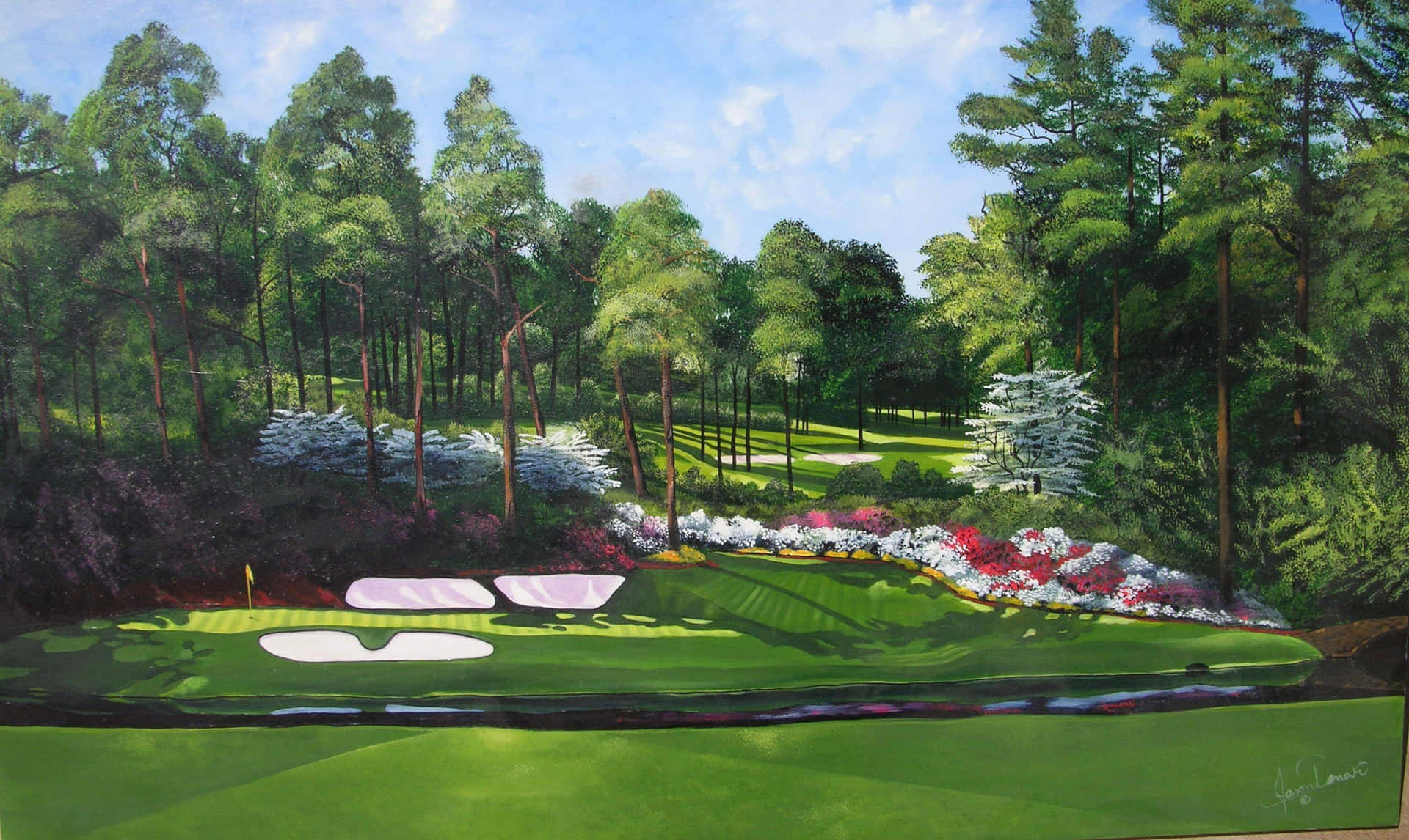 1920x1146 Augusta National iPhone Wallpaper