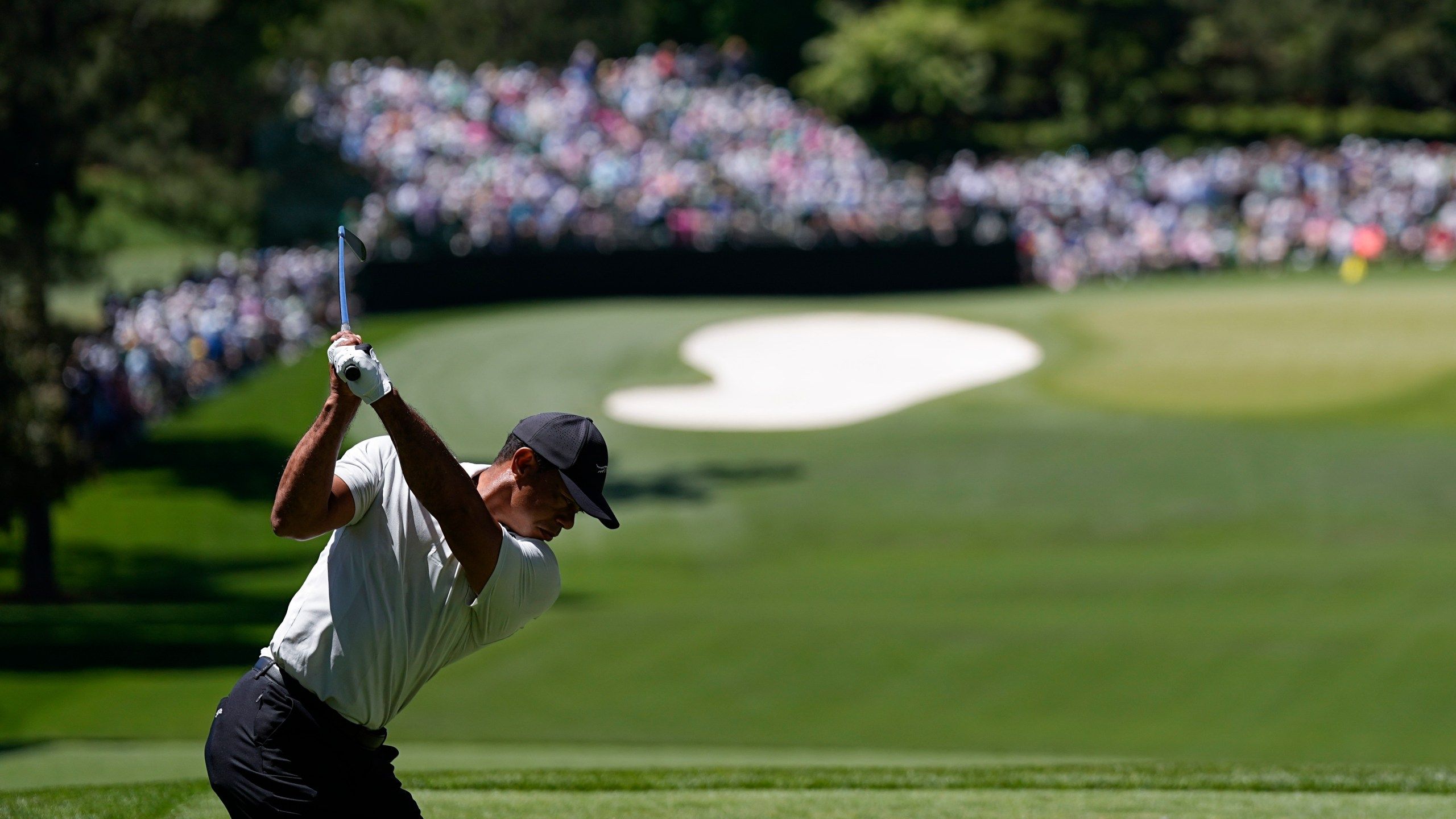 2560x1440 Tiger Woods shoots his worst round in a major championship with an 82 at the Masters