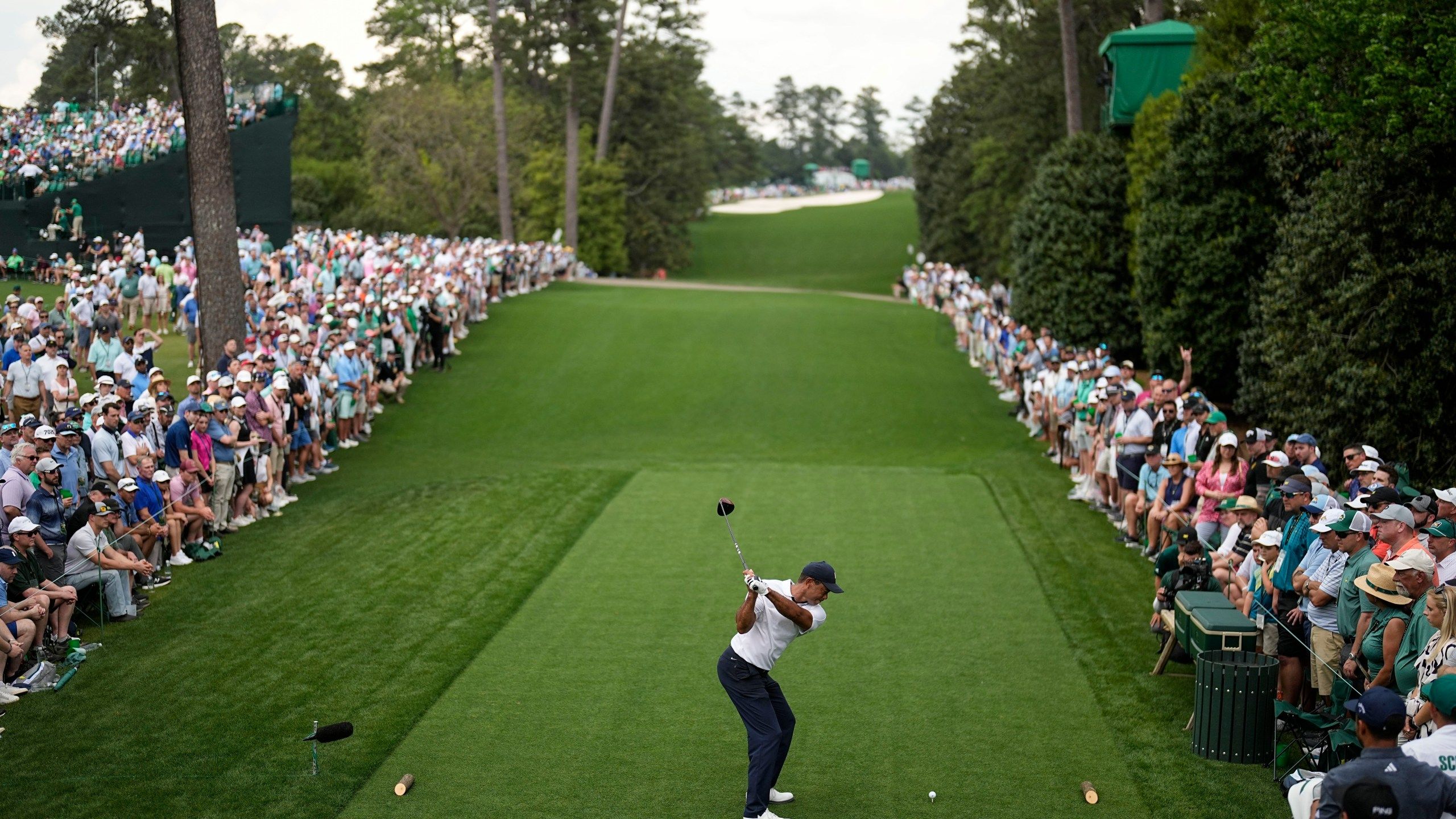 2560x1440 Tiger Woods' painful Masters walk results in opening 74. WLNS 6 News