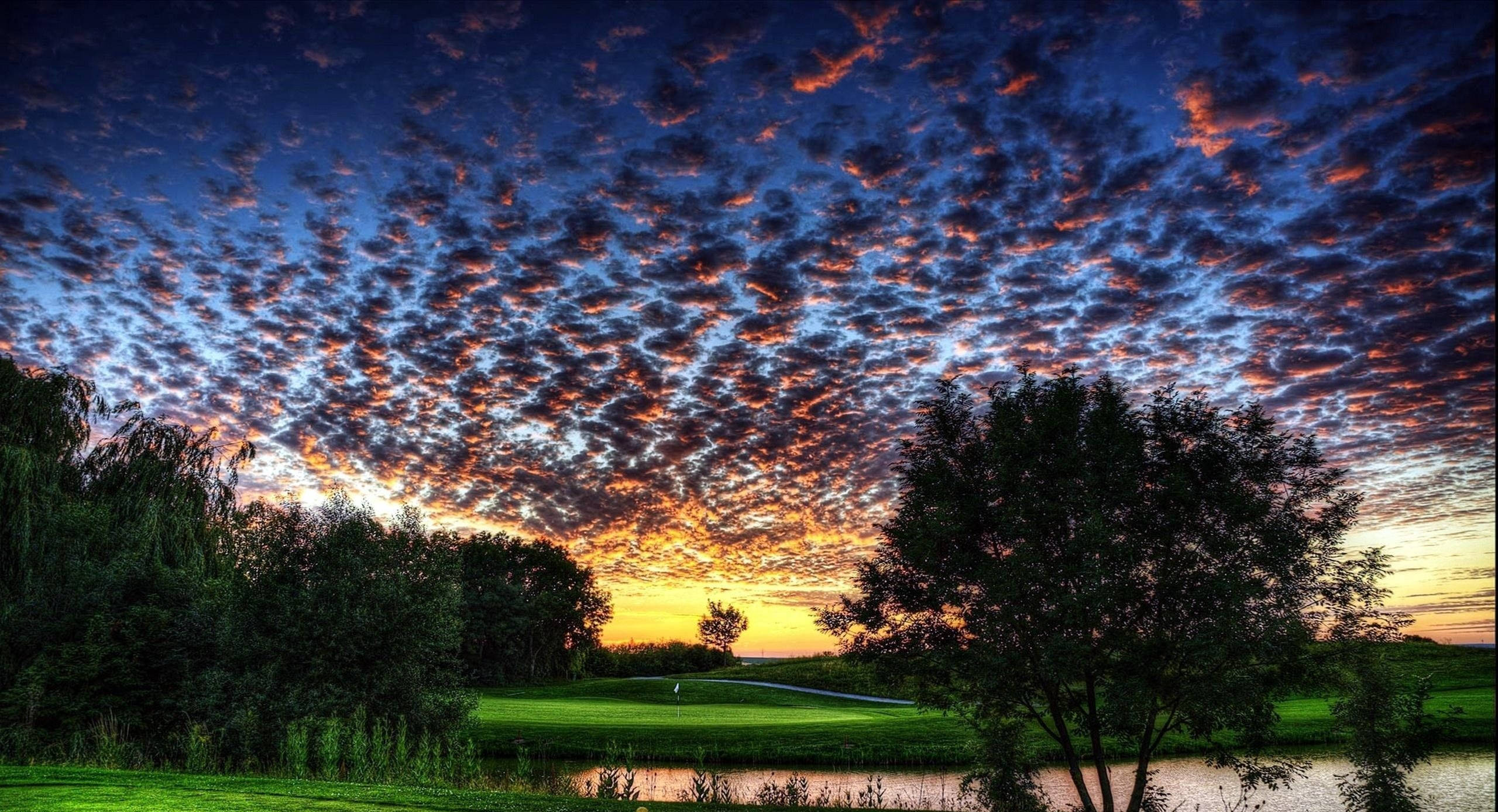 2560x1389 Download Augusta National Golf Course Desktop Wallpaper