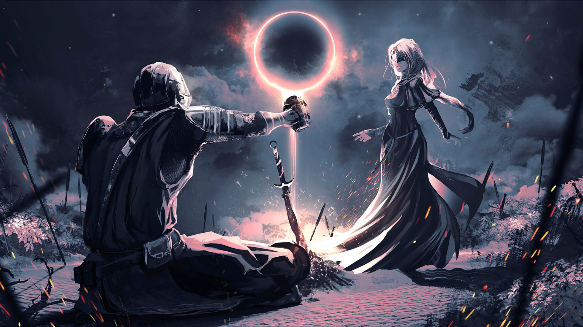 1920x1080 Dark Souls Fire Keeper HD Games Wallpaper