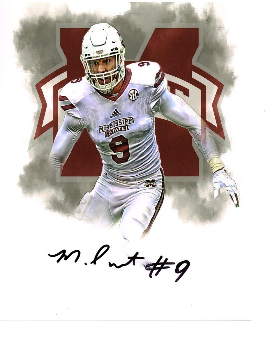 927x1200 Montez Sweat Mississippi state Bulldogs signed autographed 8x10 football photo G