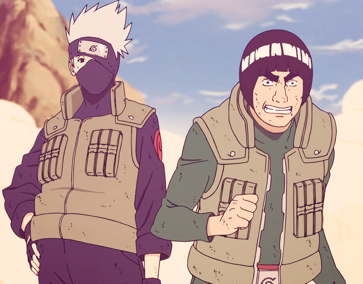1192x932 Ninja, hatake kakashi and might guy anime on