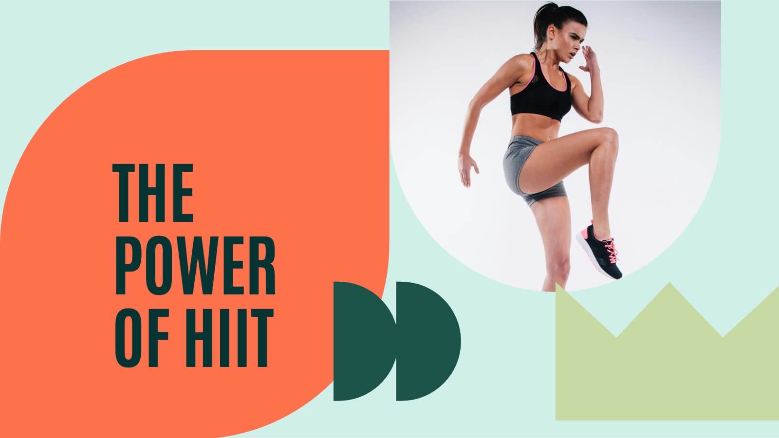 1600x900 The Power of HIIT Powerpoint Template and Google Slides Theme