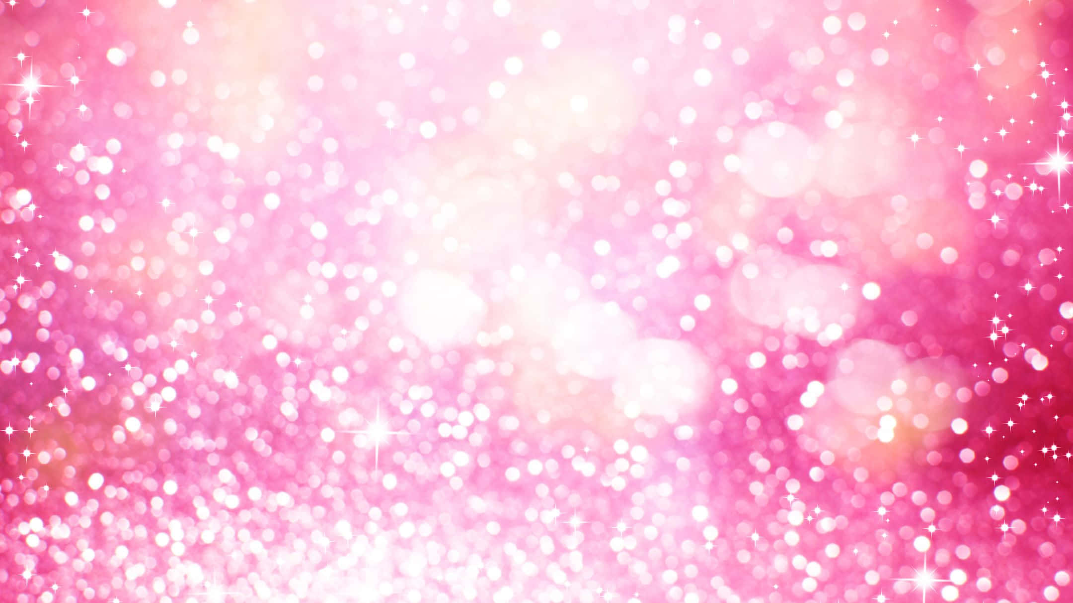 2160x1215 Download Glistening Sparkly Pink With Bokeh Background