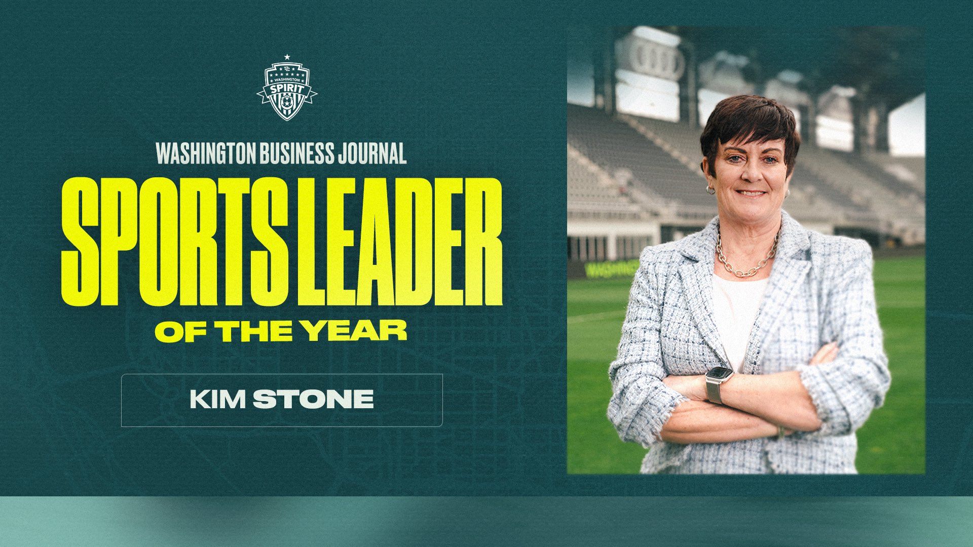 1920x1080 Kim Stone Named Washington Business Journal Sports Leader of the Year