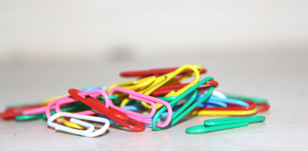 1280x629 Photography paper clip wallpaper photo on