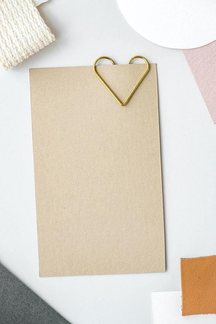 736x1103 Download premium image of Blank natural paper note with paper clip by Ake about paper clip, paperclip, vintage, office accessories, and old stationery 2362045