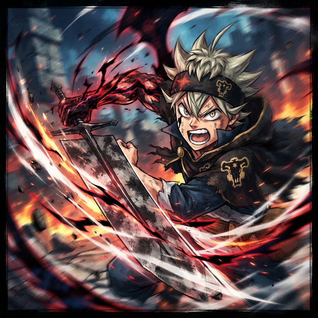 1024x1024 Asta Black Clover PFP. Free Download, Aesthetic, Manga PFP World