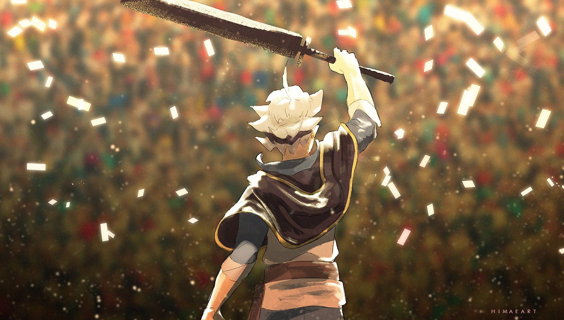 1920x1091 Desktop wallpaper: Black Clover, Asta (Black Clover), Anime, Sword 4K free download for PC. 1004158